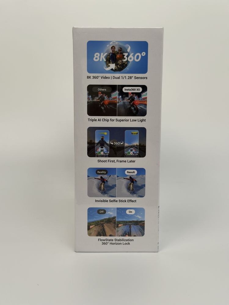 Нові Insta360 X5 8K 360 Action Cam