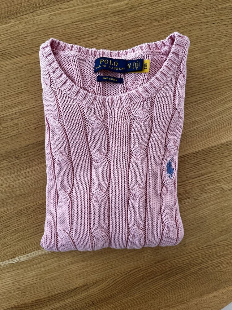Różowy sweterek Polo Ralph Lauren