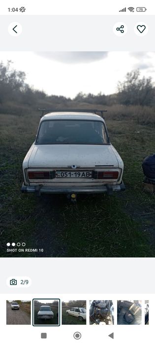 Продам ваз 2106 на ходу газ-бен.