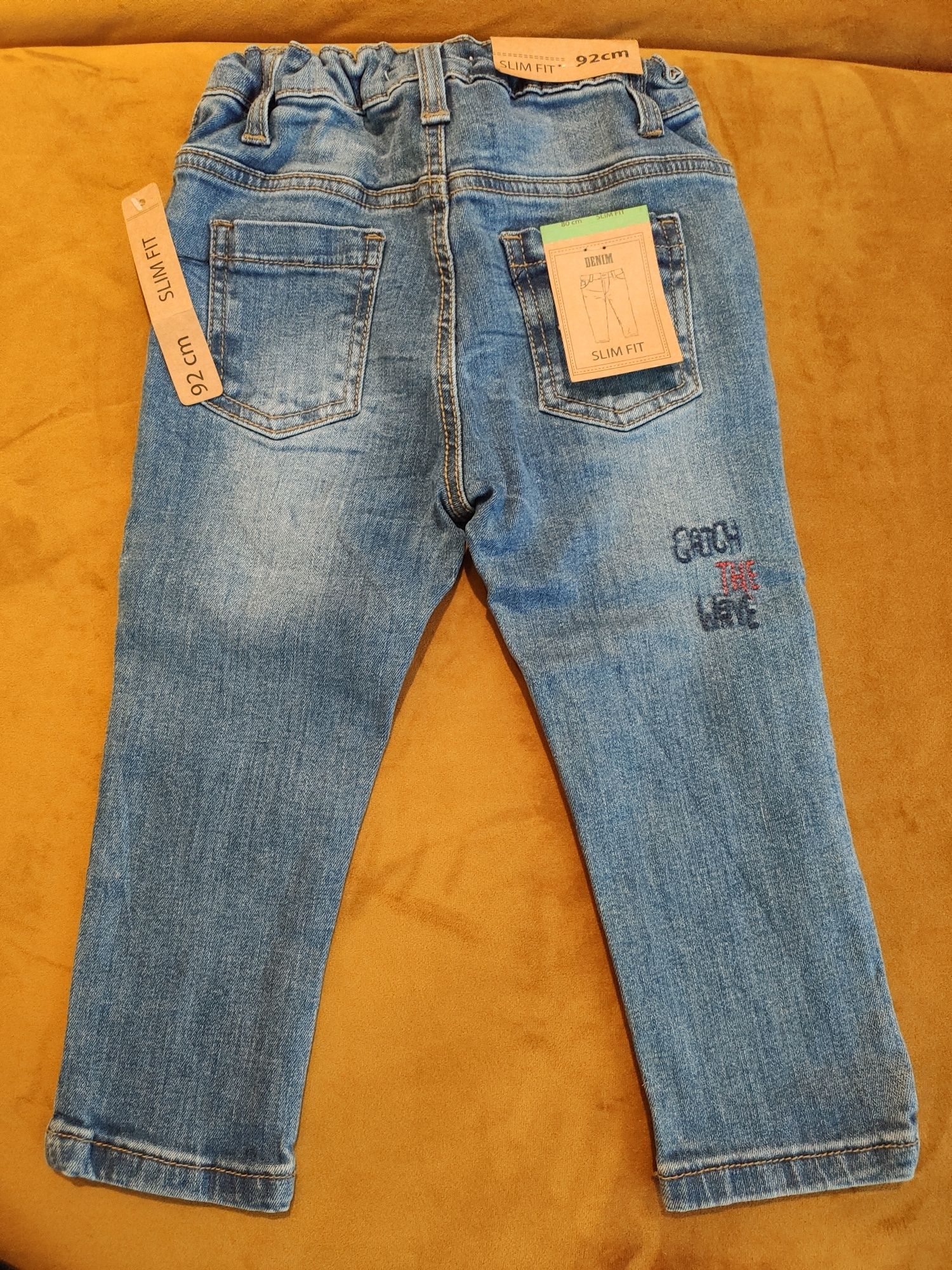 Nowe spodnie chłopiec jeansy z metkami rozm. 92 Pepco
