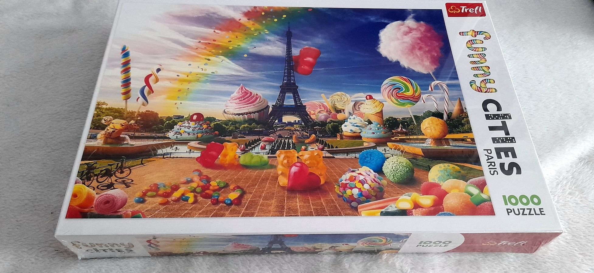 Trefl Piękne puzzle 1000 słodki Paryż Paris słodycze sweet prezent