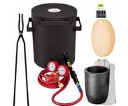 Kit Forja\Forno gás  para fundir metal ourivesaria NOVO