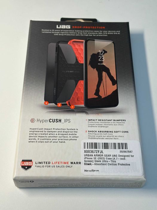 Оригінальний чохол UAG Civilian Series iPhone SE 2022 2020 8 7 Case