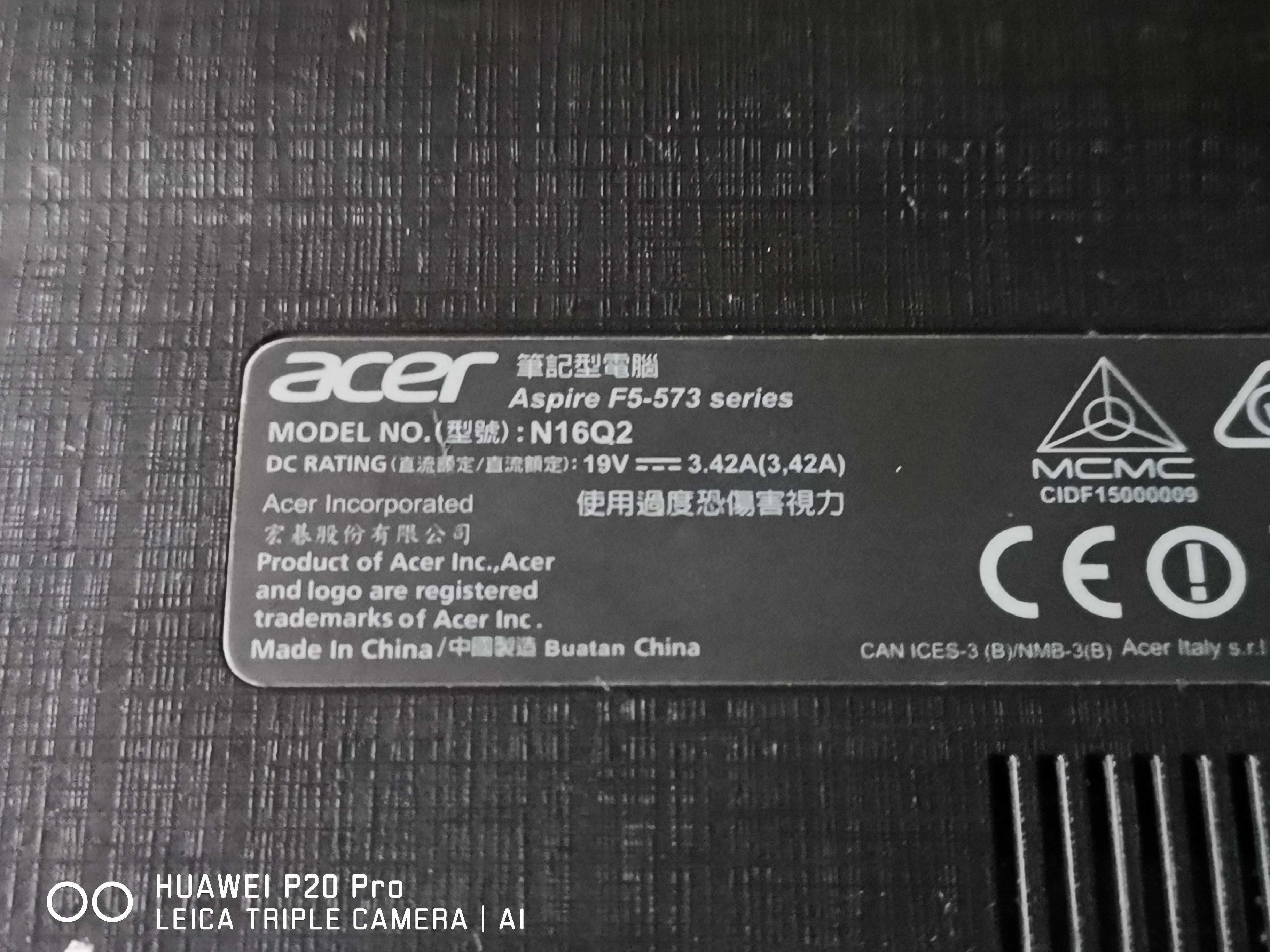 Acer Aspire i7- 7500U  GeForce 940mx 8gb Ram DDR4