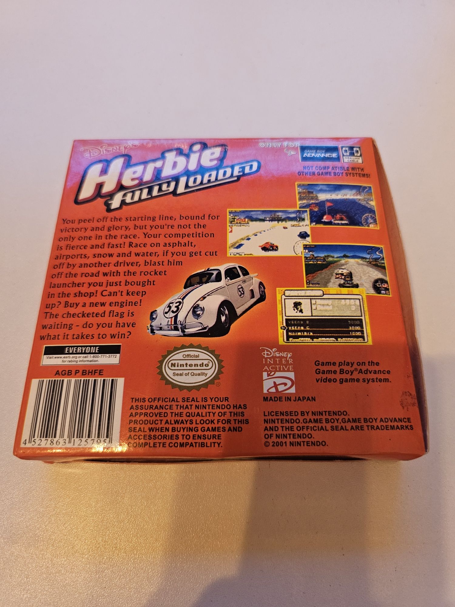 Herbie Fully Loaded Gameboy Advance