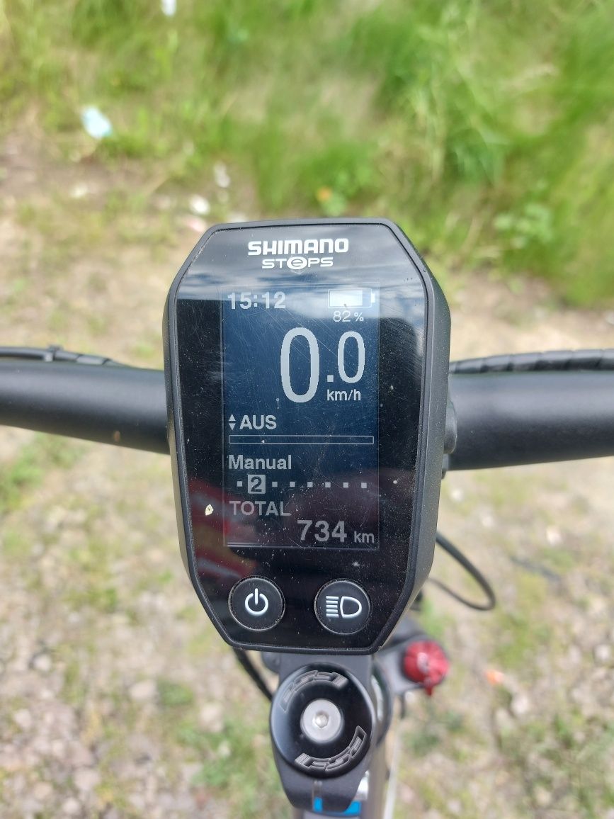 Rower elektryczny IDEAL SHIMANO STEPS niski przebieg ALU!!!