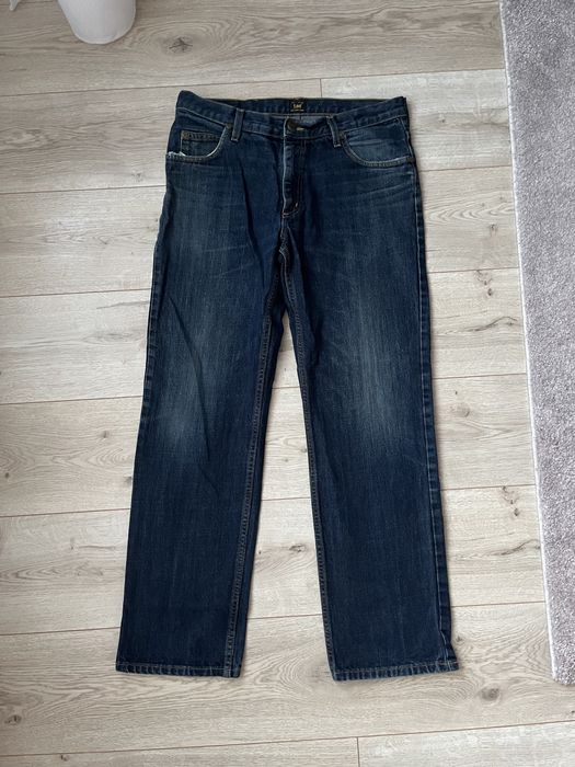 Чоловічі сині джинси Lee brooklyn straight W33/L30