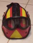 Capacete de bombeiros florestal com sport para lanterna