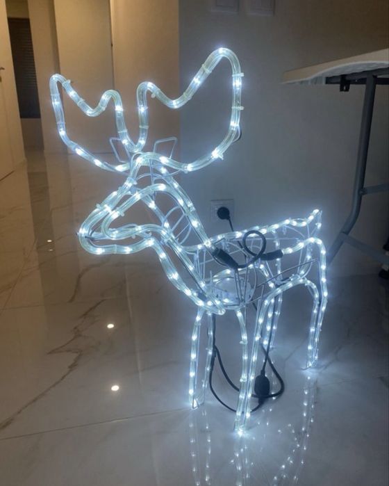Rena led de natal 60 cm