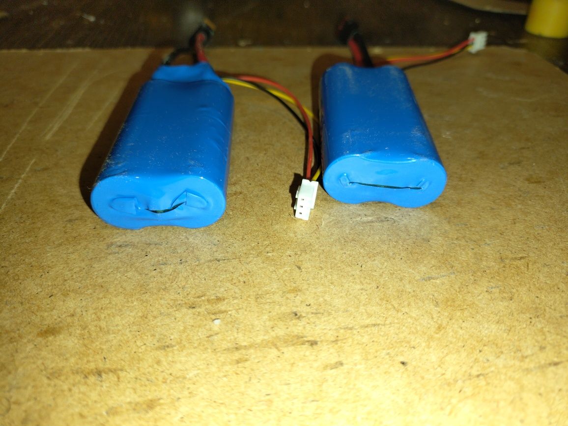 Ogniwa 2s 18650 każde ogniwo o pojemności 3000mah