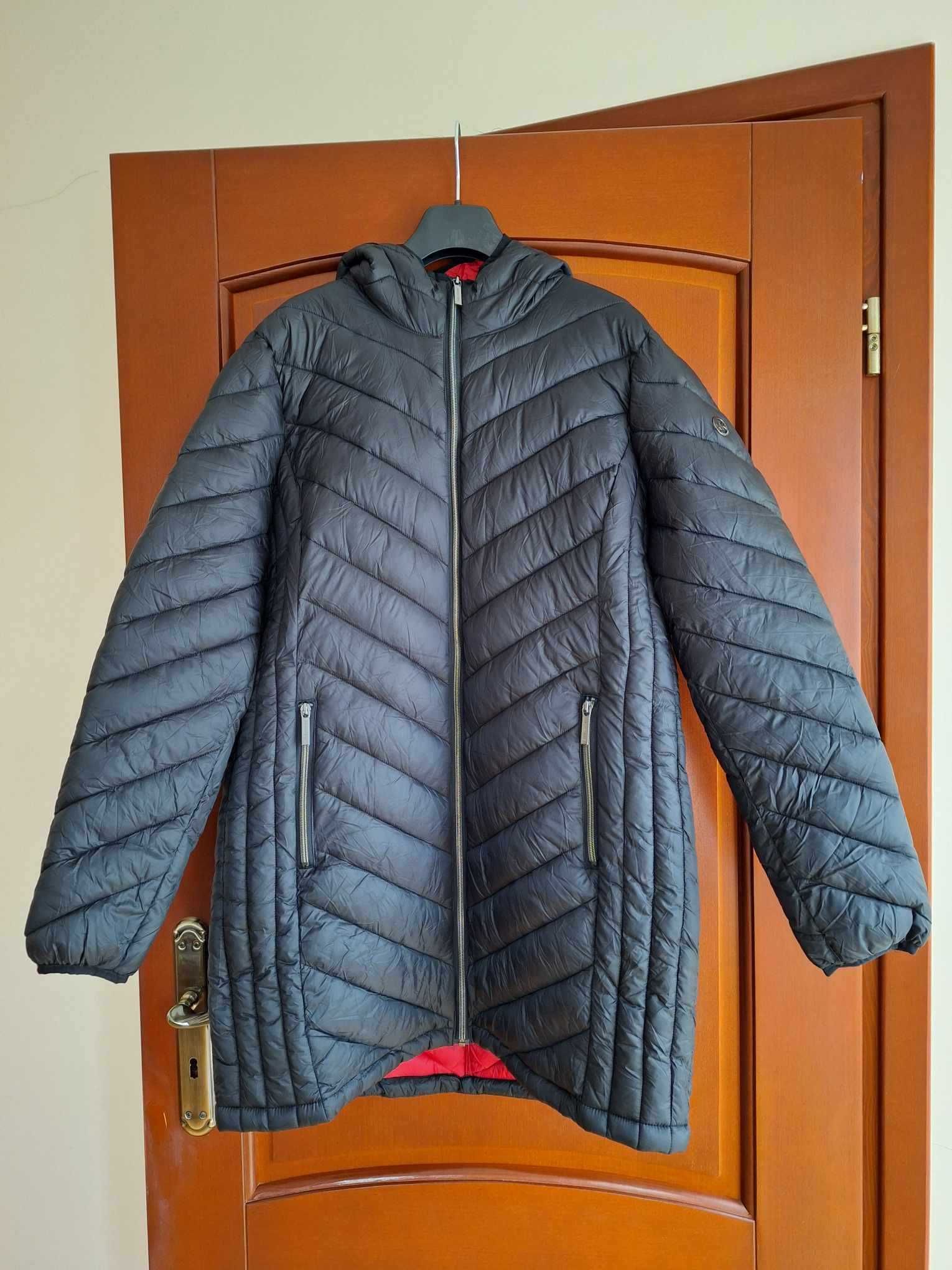 kurtka damska z kapturem michael kors wiosna - lato pokrowiec czarna