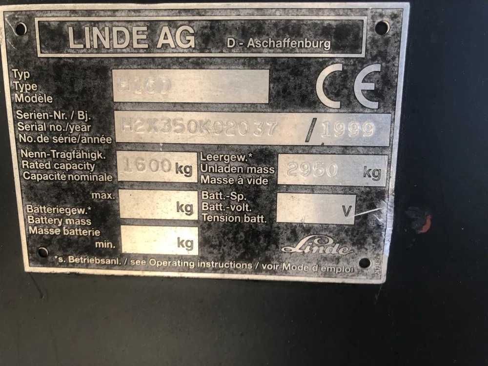 Empilhador Linde Diesel 1.6 t