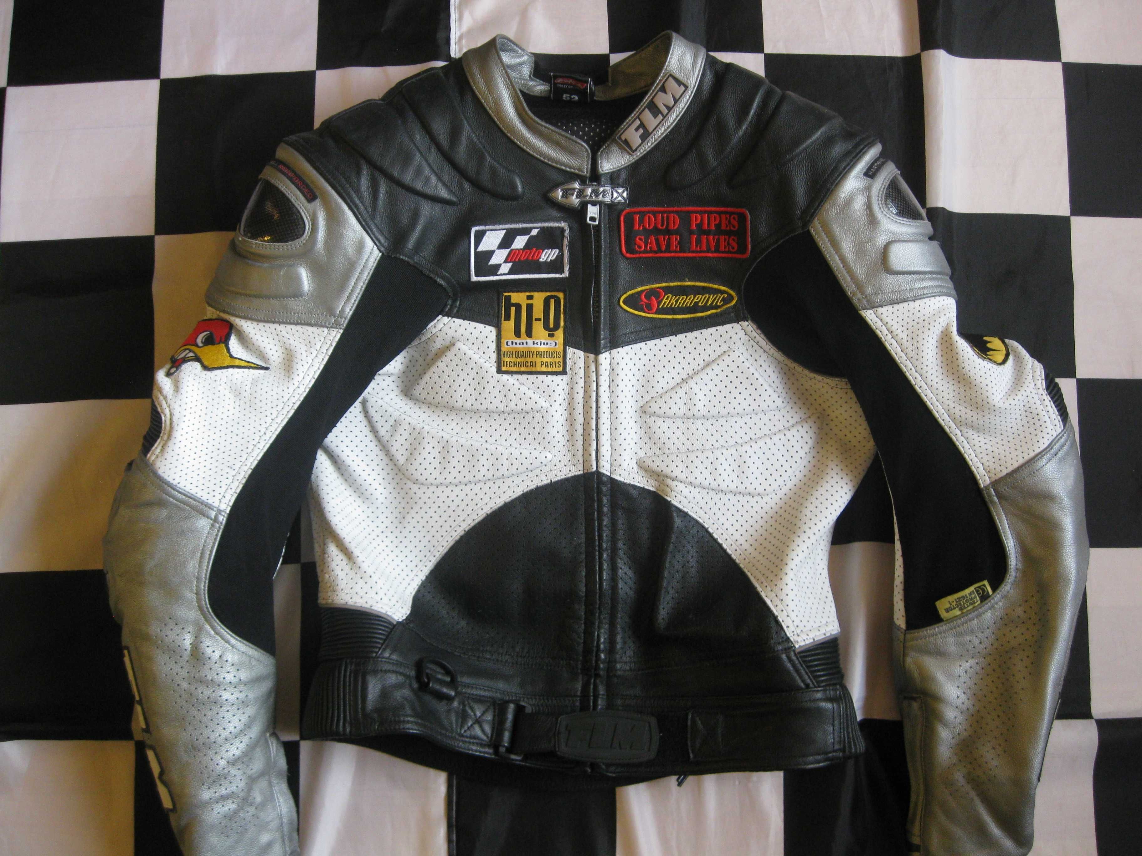 Kombinezon motocyklowy skórzany FLM RACE SUIT CARBON rozm.52