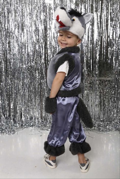 Дитячий карнавальний костюм "Вовк" 3-7 років