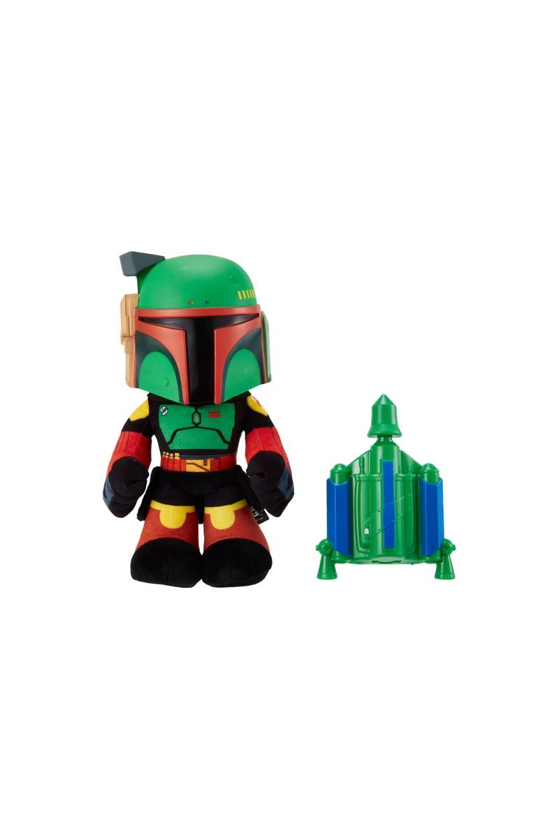 Peluche Boba Fett do star wars com sons e Lançador