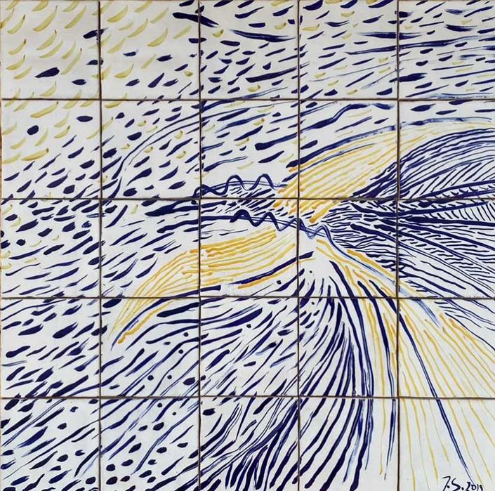 Painel de Azulejos 75x75