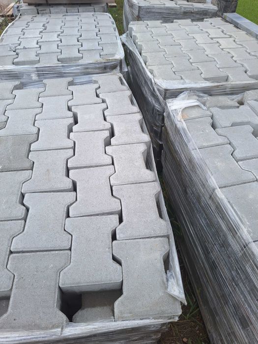 Kostka polbruk Habeton 8cm szara nowa 80m2