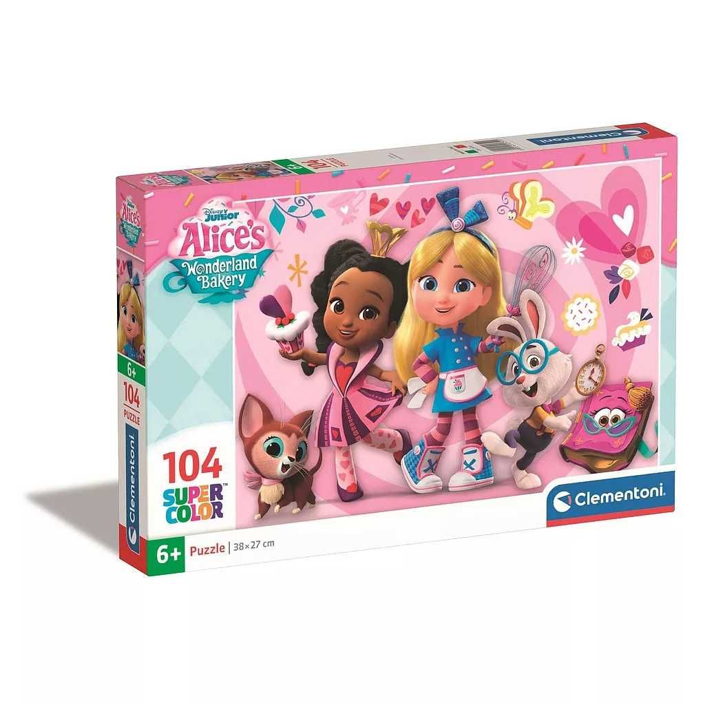 Puzzle Clementoni Alice In Wonderland Bakery Super 38x27cm 104 peças