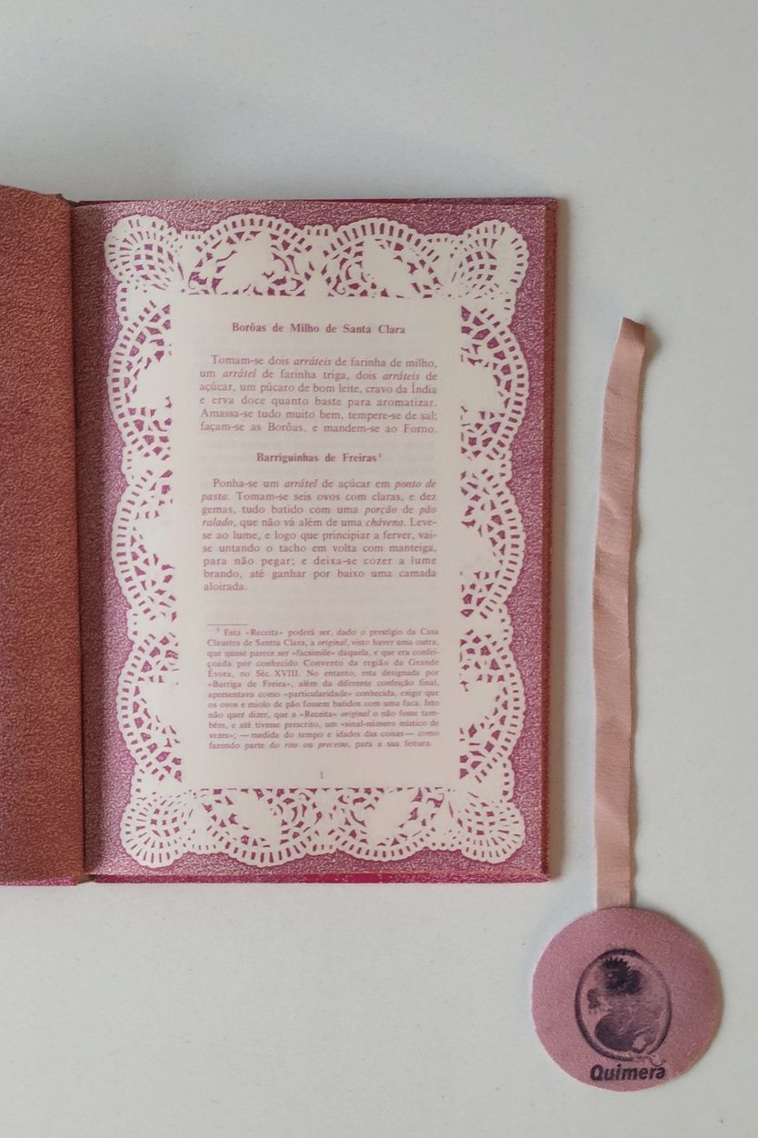 Livro das receitas de doces e cozinhados vários d'este Convento de San