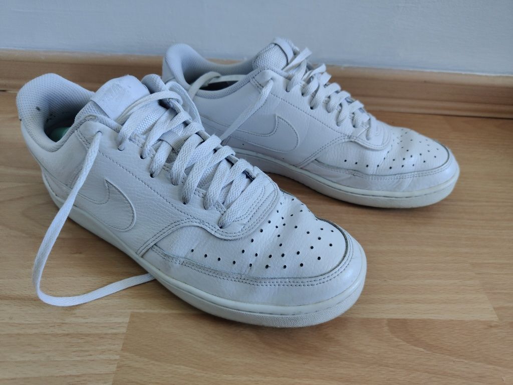 Nike buty sportowe court vision low Sneakersy białe r 44 wkładka 28cm