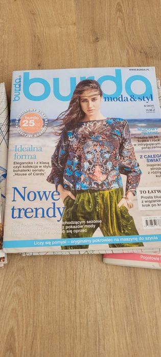 Burda 3magazyny + wykroje