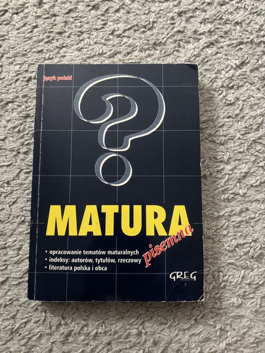 Matura jezyk polski opracowanie