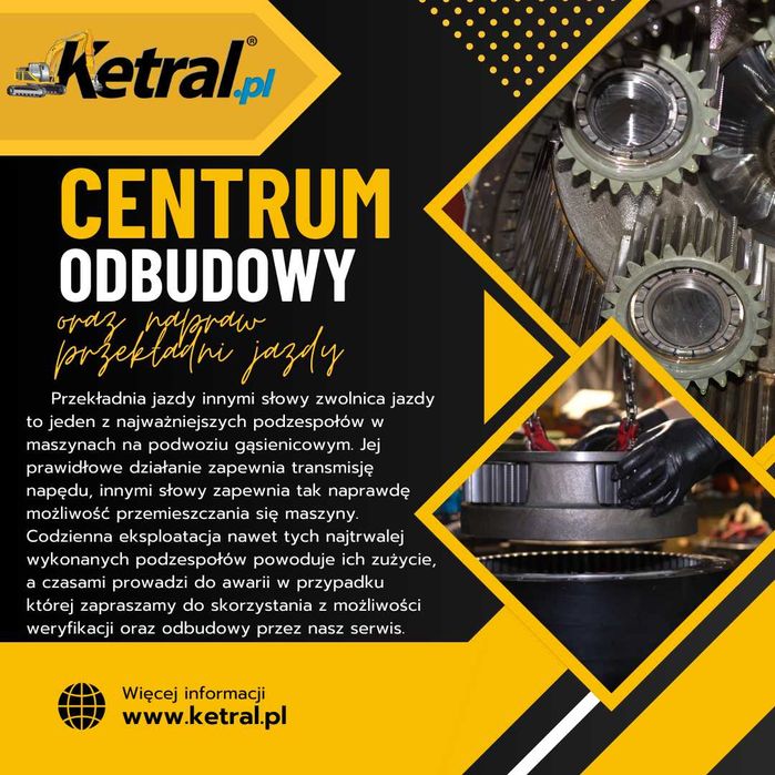 CAT D4 D5 D6 Podwozie łańcuchy koła zębate śruba nakrętka