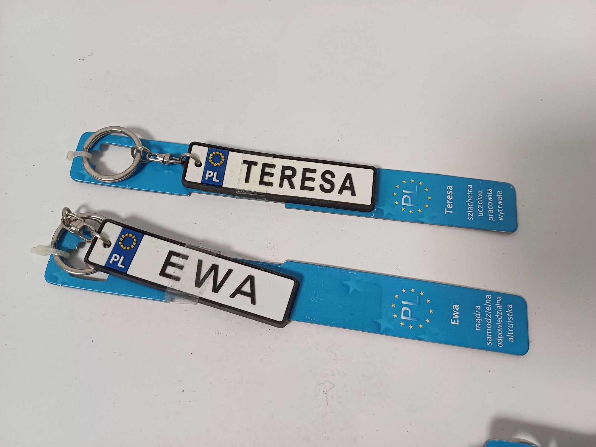 Zawieszka imienna do kluczy Dorota Ewa Roman Tadeusz Teresa Włodzimier