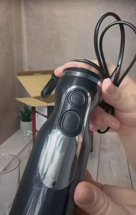 Потужний блендер 1200 Вт! Подрібнювач 5 в 1 Crownberg CB-6226, ручний