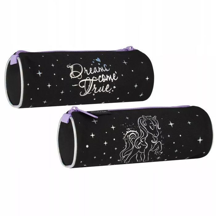 Piórnik tuba 1 zamek Unicorn holo. Starpak. Nowy Produkt