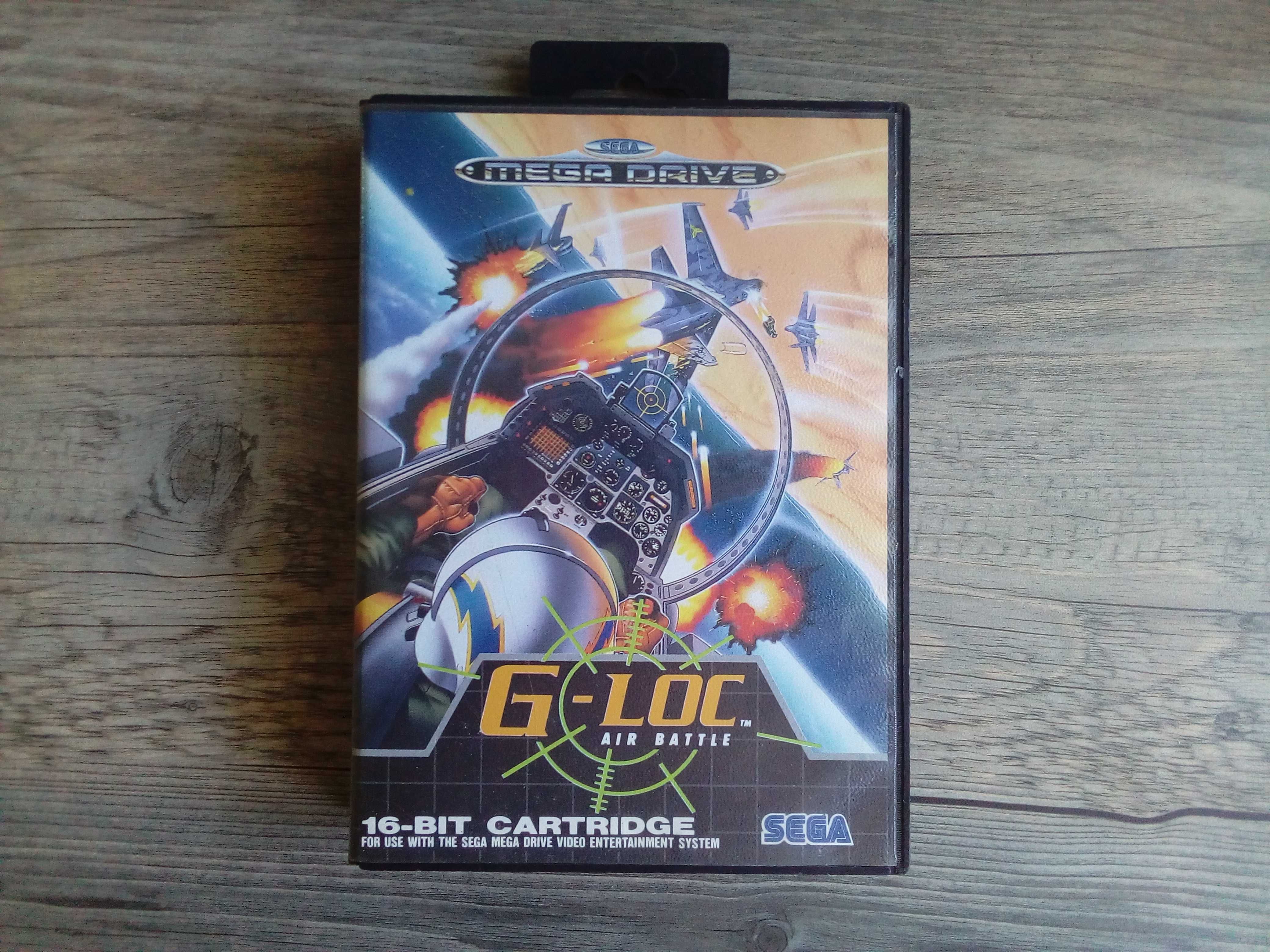 sega mega drive g-loc air battle pudełko