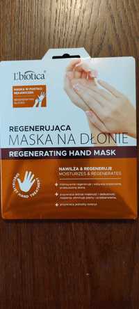 L'Biotica maska regenerująca na dłonie nasączone rękawiczki 26g