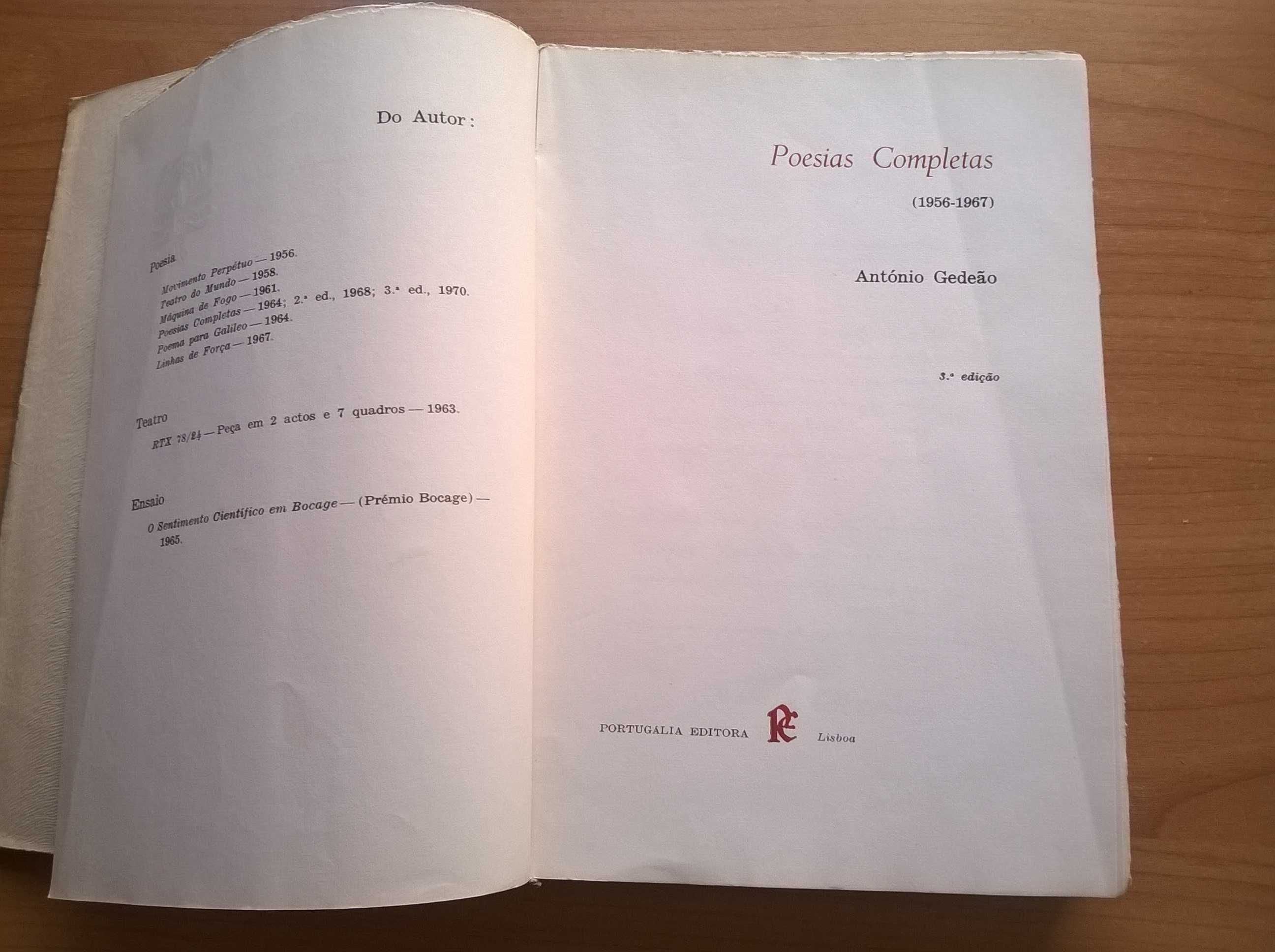 Poesias Completas (1956/1967) - António Gedeão