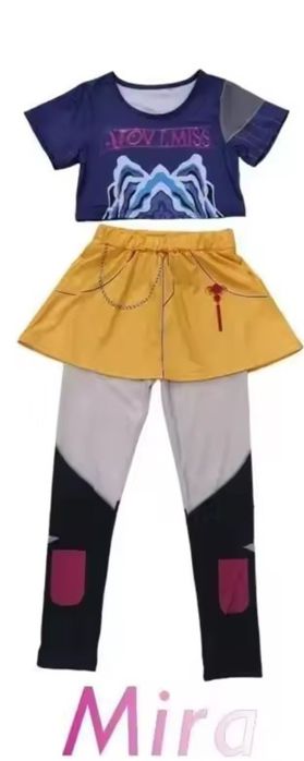 Strój Huntrix Mira 140cm + 2x włosy 70cm