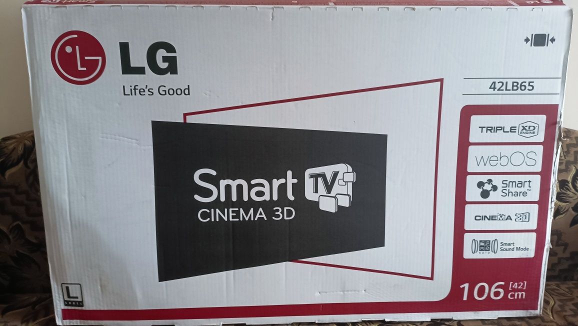 Телевізор LG 42LB65 Smart 3D