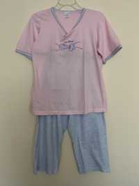 Pastelowa piżama różowo niebieska Regina S 36