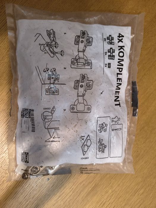 Zawiasy samodomykajace komplement IKEA