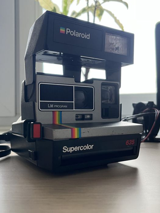 Polaroid supercolor 635 (wkłady 600) aparat natychmiastowy klisze