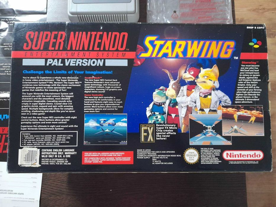 Super Nintendo versão Starwing