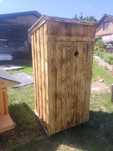 Toaleta drewniana Wc kibel wychodek latryna