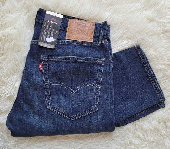 spodnie jeans Levi's 502 Taper W36 L32 36x32 Premium