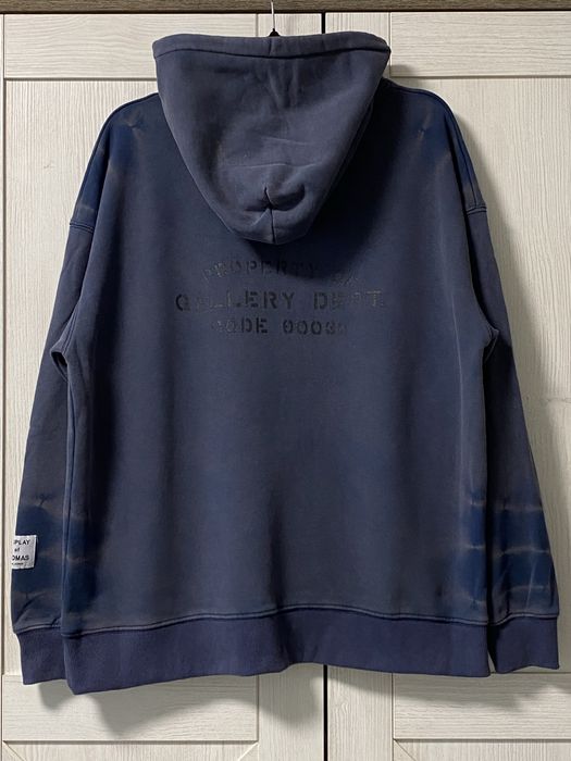 Худі чоловіче LANVIN x GALLERY DEPT оригінал з фарбою MADE IN USA