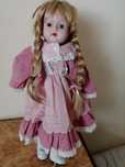 Bonecas grandes de porcelana