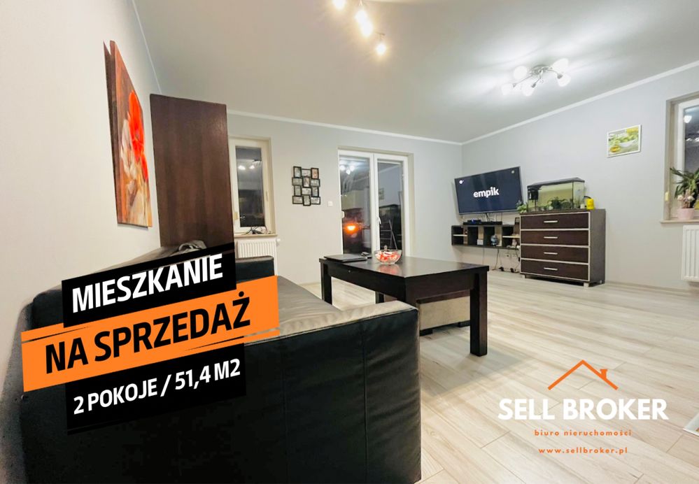 Mieszkanie 2-pokojowe 51,4 m2 / ul. Szkolna