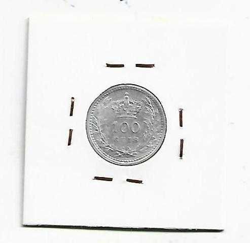 100 Reis 1909 D. Manuel II