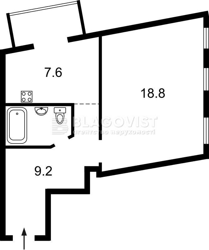 Продаж 1к з ремонтом.Рейтарська 25.Золоті Ворота.Стрілецька.Франка