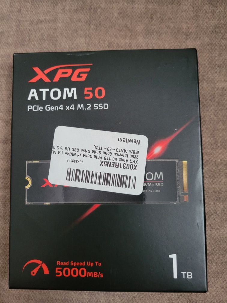 SSD накопичувач XPG NVMe Atom 50 1TB PCIe Gen4 x4 NVMe  M.2