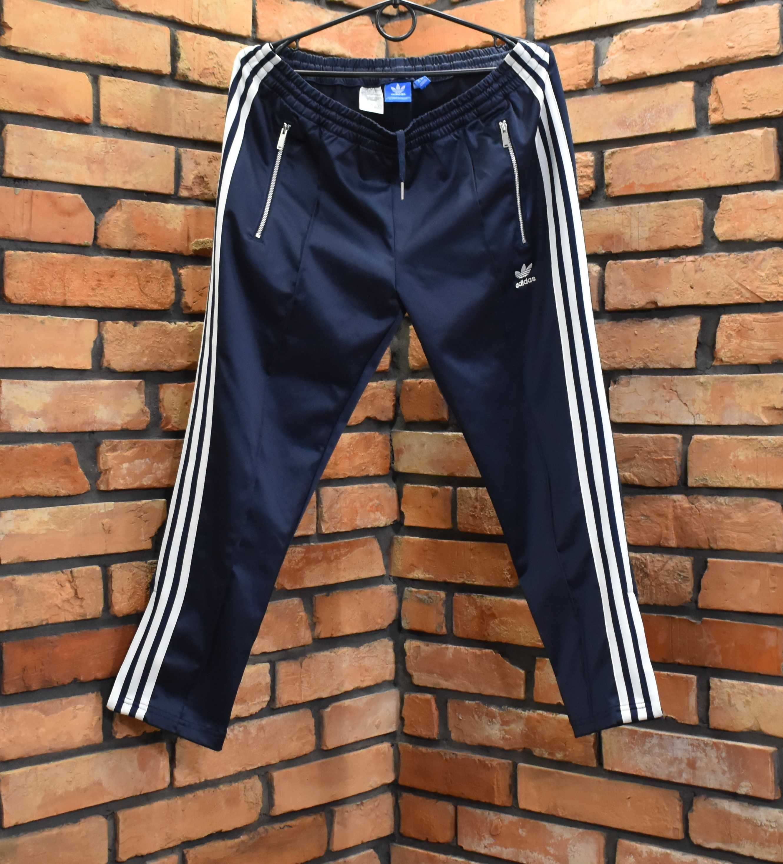 Adidas spodnie dresowe W kant ortaliony stretch jak nowe rurki 40 L