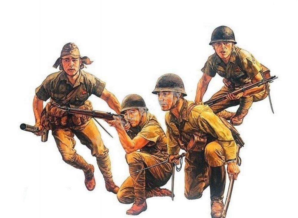Zestaw model figurek Japanese Army Infantry Tamiya 35090