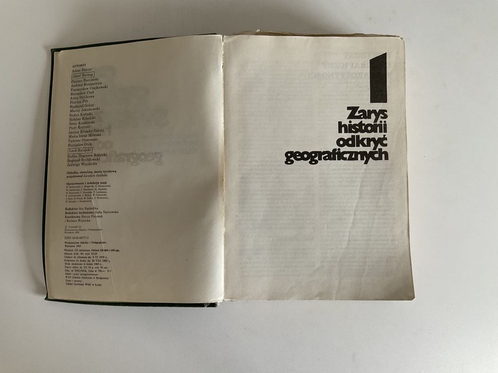Geografia świata- praca zbiorowa- rok wydania 1985